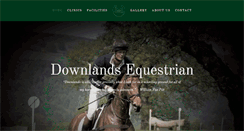 Desktop Screenshot of downlands-equestrian.co.uk
