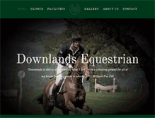 Tablet Screenshot of downlands-equestrian.co.uk